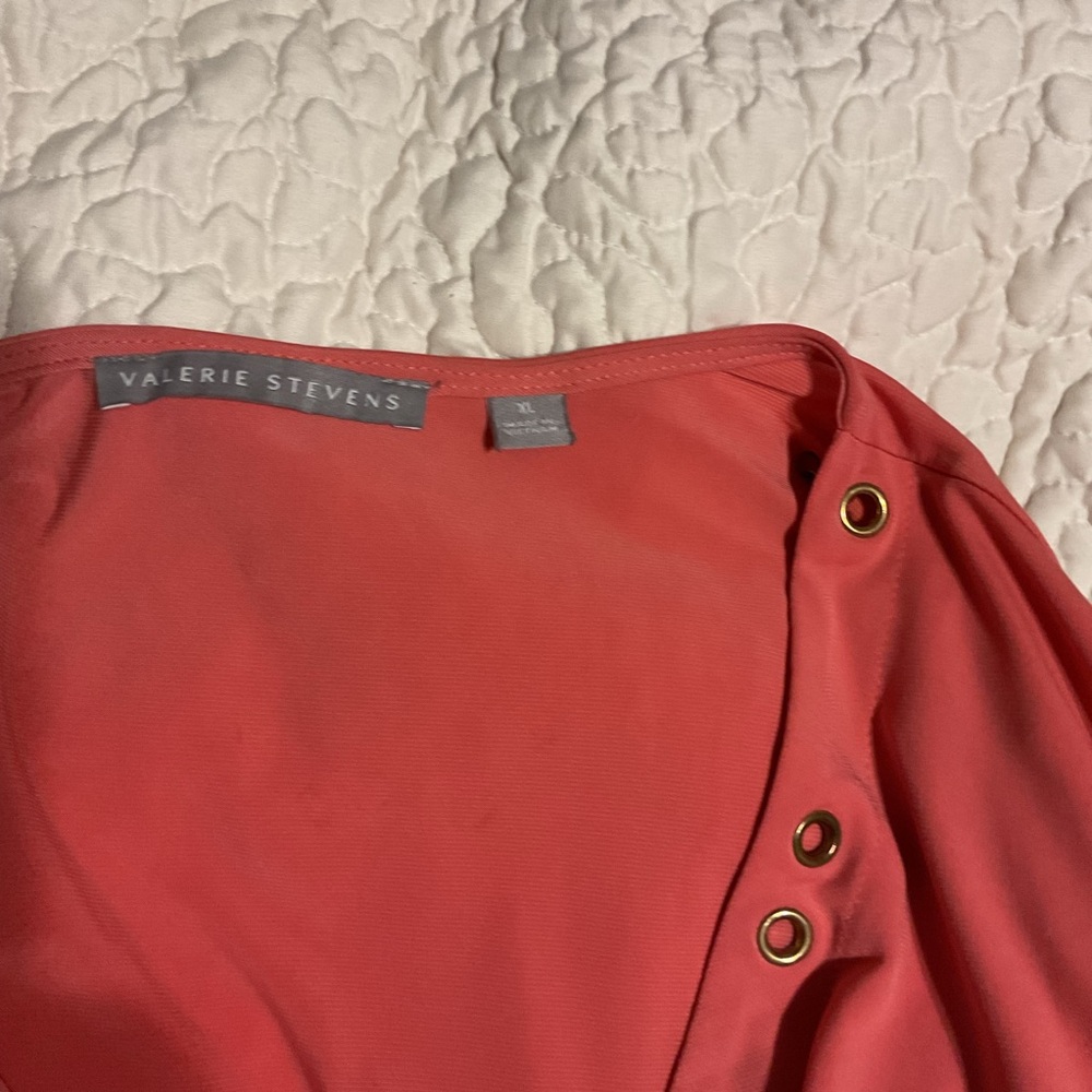 Valerie Stevens Red Blouse